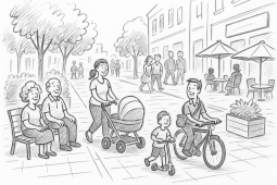 gemeinsam in der Stadt